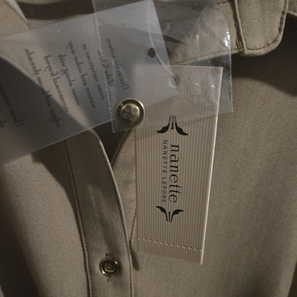 Nanette Lepore Shirt Dress Size 10 - Picture 8 of 8